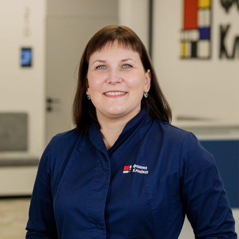 Алерголог, сімейний лікар Романенко Валерія Олександрівна у холі Файної Клініки