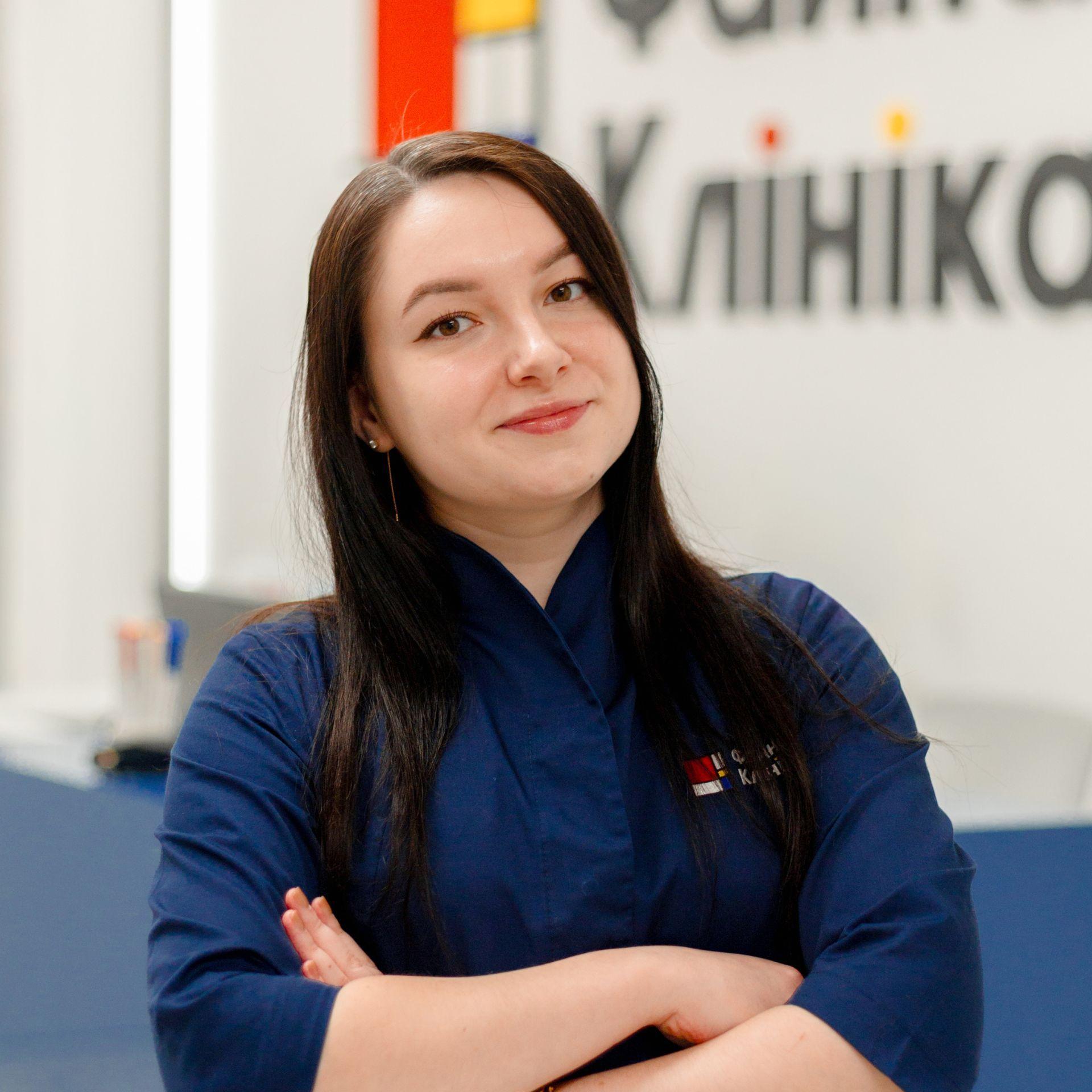 Флеболог (судинний хірург) Собко Єлизавета Євгеніївна у холі Файної Клініки